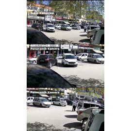 Çift Panaromik Lensli PTZ 6MP Kamera Hareket Takipli Gece Görüşlü Alarmlı Bildirimli Su Geçirmez Onvif WiFi Güvenlik Kamerası