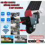 Sim Kartlı 4G Solar PTZ Dual Lens Panaromik Sirenli Alarmlı Kablosuz Güvenlik Kamerası