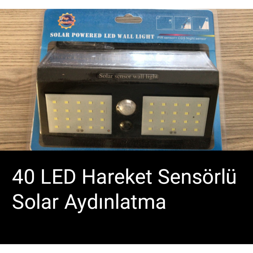 Solar 40 LED Güneş Enerjili Aydınlatma