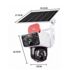 Güneş Enerjili Okam-3915 Çift Kameralı Sim Kartlı Solar 4G 6MP Dual Lens Güvenlik Kamerası En Ucuz Toptan