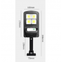 Güneş Enerjili Sokak Lambası Solar Bahçe 3 Modlu 48 Cob Led Aydınlatma
